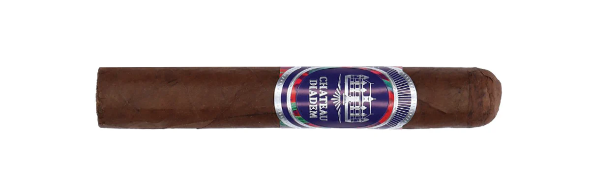 Chateau Diadem Double Robusto Cigar Chateau Diadem Double Robusto premium Dominican cigar with elegant band