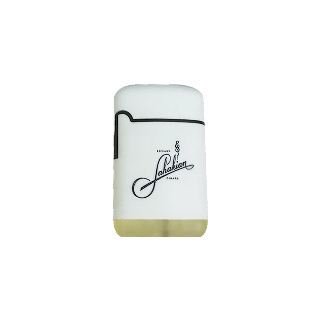Edward Sahakian White Luxury Cigar Lighter Edward Sahakian White Lighter with elegant minimalist design