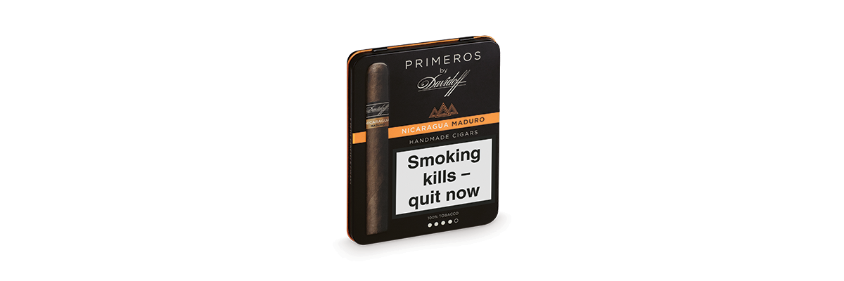 Primeros Nicaragua Maduro Premium Cigar Primeros Nicaragua Maduro premium handmade cigar with dark Maduro wrapper